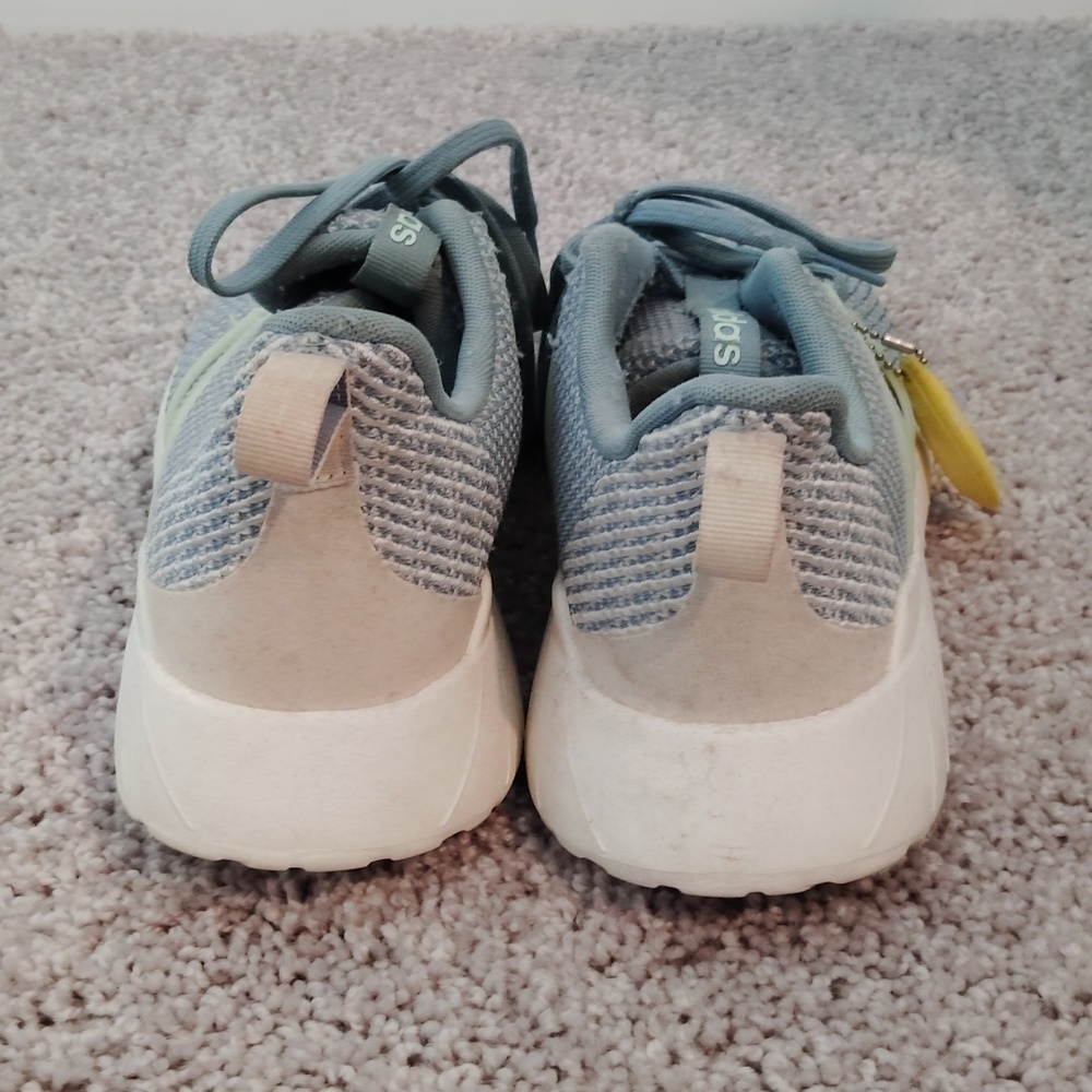 Adidas Sky Blue and White Sneakers - Picture 4 of 6